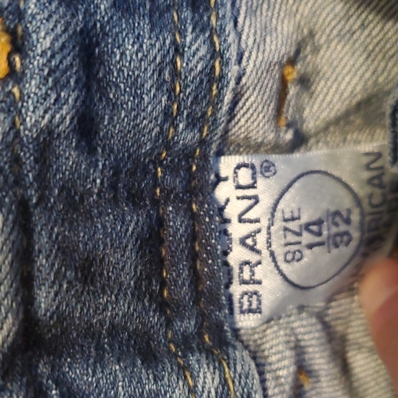 Lucky Brand Dungarees Wonder Jeans SZ 14 - Picture 4 of 8